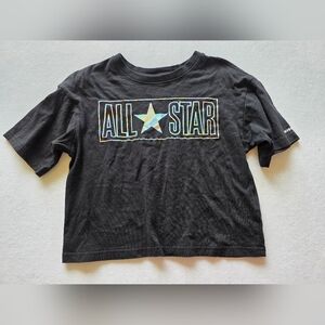 Converse Black All Stars Women's Crop Top